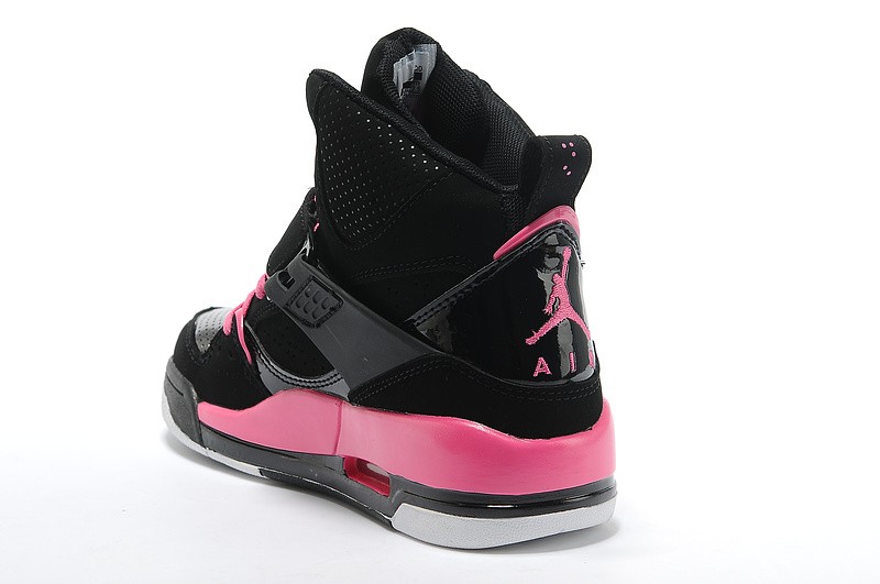 jordan flight noir et rose