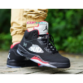air jordan 5 x supreme black