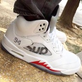 air jordan 5 x supreme ebay