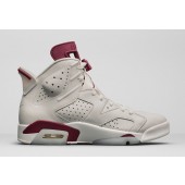 air jordan 6 maroon femme